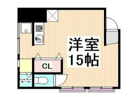 ミツボシマンション(ワンルーム/3階)の間取り写真