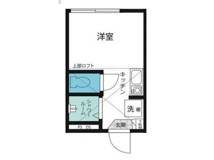 ラ・ルーナ(ワンルーム/1階)の間取り写真