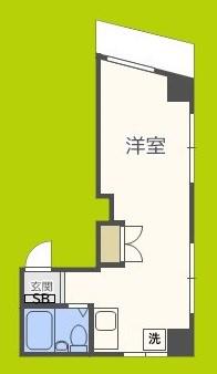 R-CUBE新大阪(ワンルーム/4階)の間取り写真