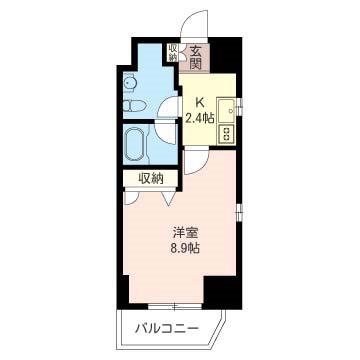 FELICE REGALO(1K/7階)の間取り写真