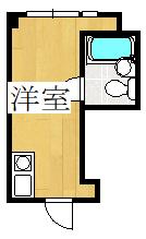 DO京橋(ワンルーム/3階)の間取り写真