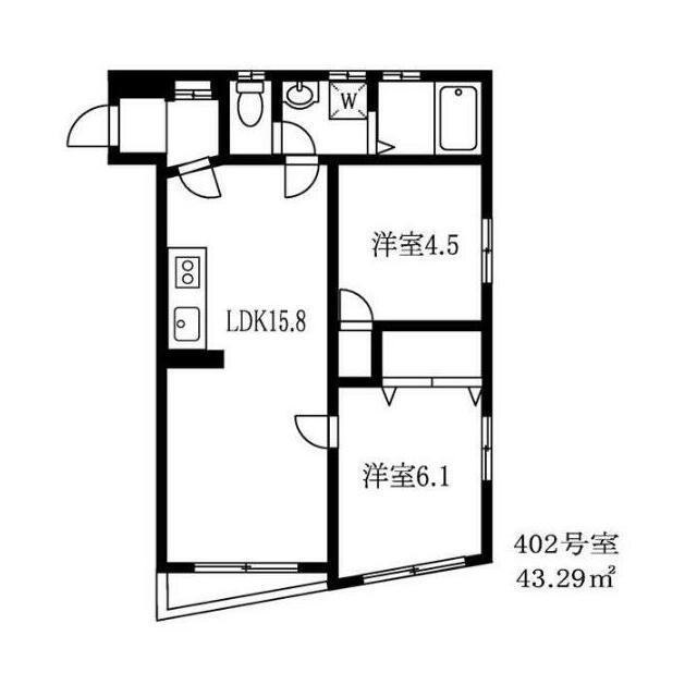 コーポ松原 部屋番号402