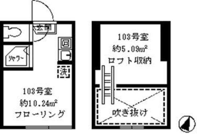 ソフィアマジック(ワンルーム/1階)の間取り写真