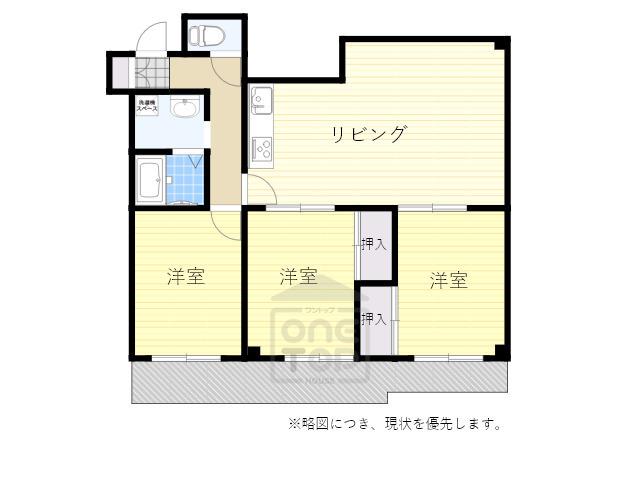 メゾンプラージュ(3LDK/2階)の間取り写真