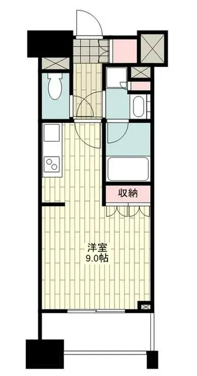 パークアクシス横浜山下町 8階階 間取り