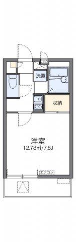 地下鉄名城線 ナゴヤドーム前矢田駅 徒歩6分 3階建 築16年(1K/2階)の間取り写真