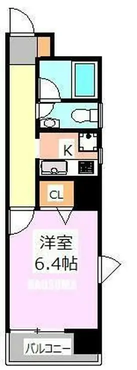 サンテミリオン田端 7階階 間取り