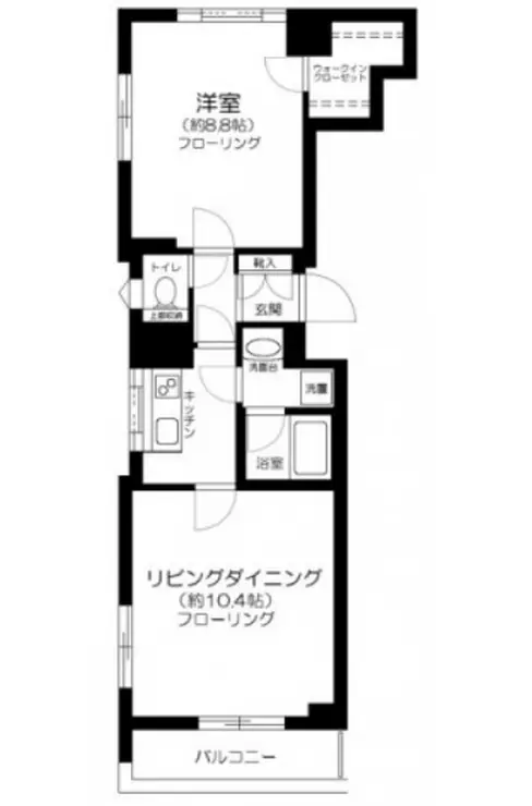 パレステュディオ銀座一丁目 13階階 間取り