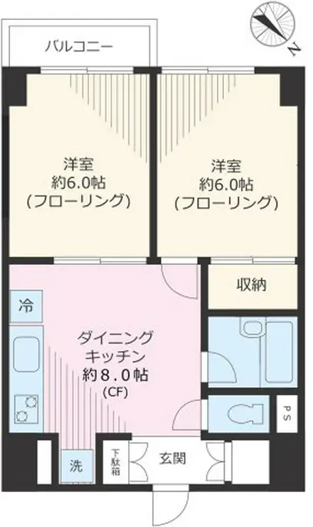 ライオンズマンション茗荷谷 1階階 間取り