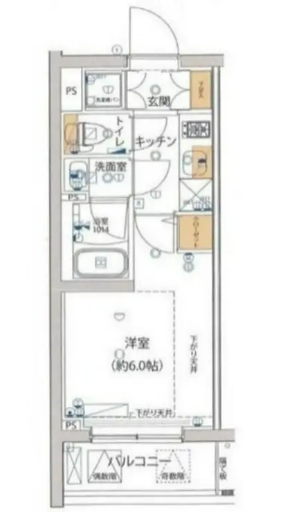 ライジングプレイス綾瀬 5階階 間取り