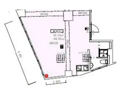 トーカンマンション駒込(ワンルーム/2階)の間取り写真