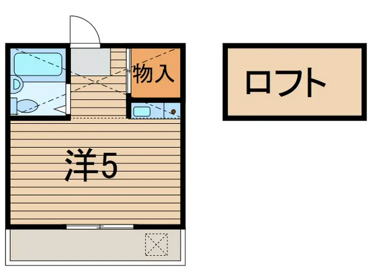 ラスール・イナIII 1階階 間取り