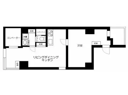 LE NID KANDA(1LDK/8階)の間取り写真