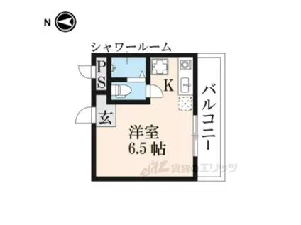 カレッジマンション七瀬川(ワンルーム/2階)の間取り写真