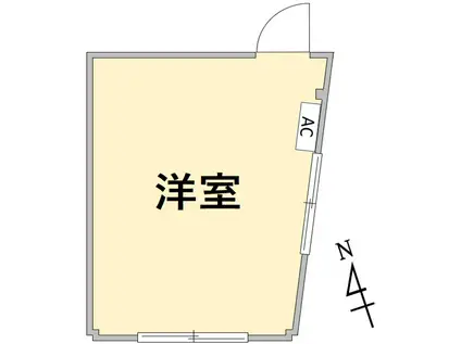 首都圏NSプラザIN長岡(ワンルーム/3階)の間取り写真