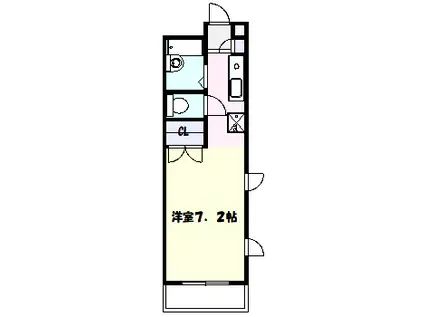 メイワールド(ワンルーム/1階)の間取り写真