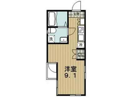 CASA AVENUE TSURUMAI(ワンルーム/4階)の間取り写真