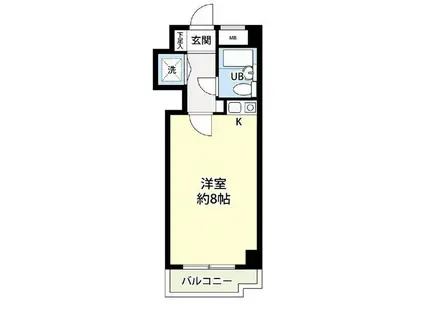 日神パレス中野(1K/2階)の間取り写真