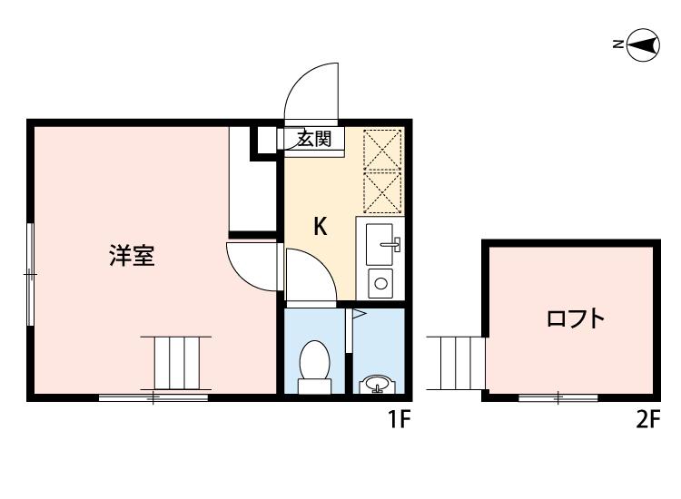 LACHIC仙川-ラシック仙川-(ワンルーム/2階)の間取り写真