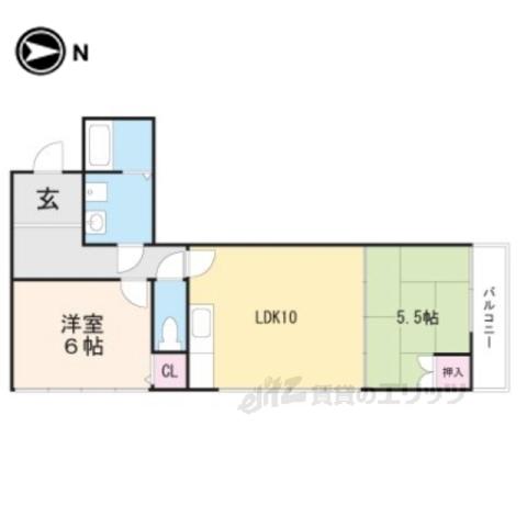 ABIL21(2LDK/4階)の間取り写真