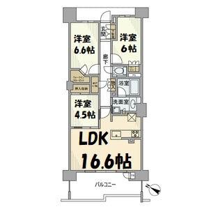 プラウド瑞穂汐路(3LDK/2階)の間取り写真