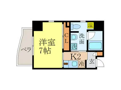 M&Y 上前津(1K/10階)の間取り写真