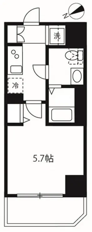 ハーモニーレジデンス品川WEST 4階階 間取り