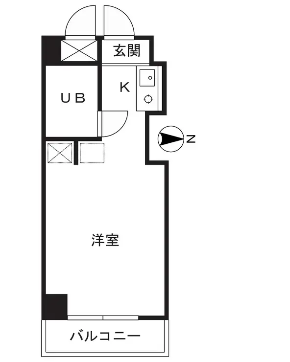 メインステージ新丸子駅前 5階階 間取り