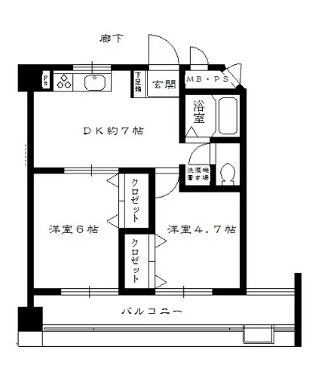 ハクベリーヒル 3階階 間取り