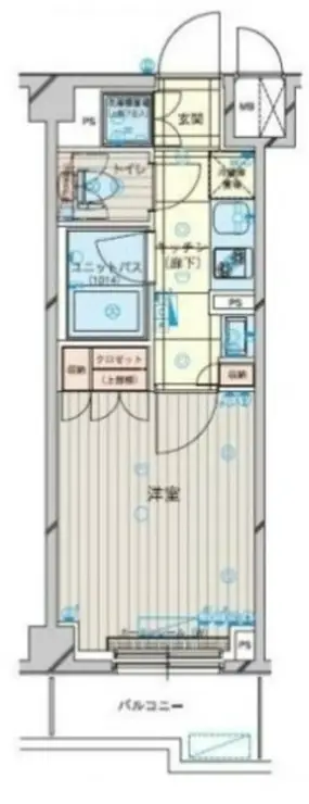 ルーブル仲六郷弐番館 5階階 間取り