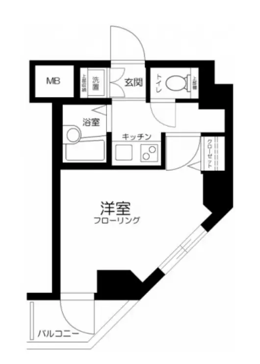 エクセリア早稲田II 4階階 間取り