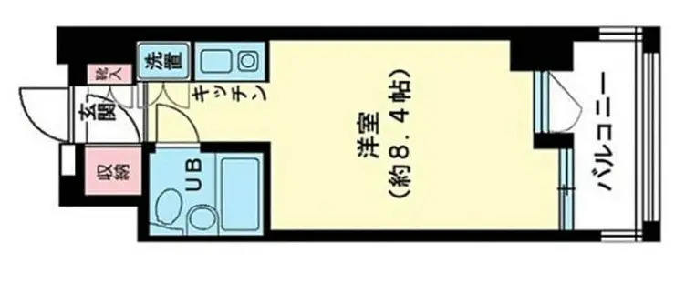 ルネ御苑プラザ 6階階 間取り