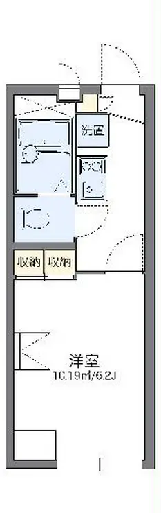 レオパレス東大門 1階階 間取り
