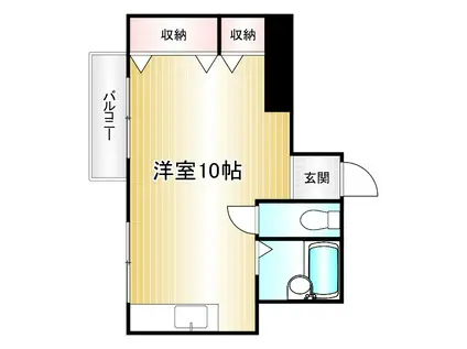花こう第2ビル(ワンルーム/3階)の間取り写真