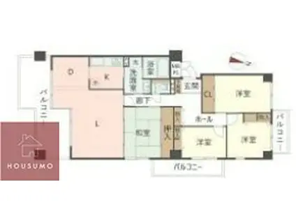 マインズ・コム神崎川(4LDK/6階)の間取り写真