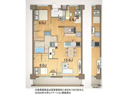 ステラメゾン田端(3LDK/3階)の間取り写真