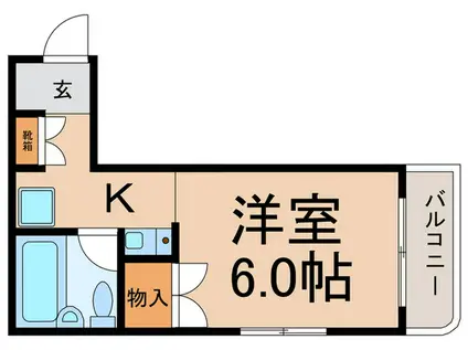 マンション第一青龍(1K/3階)の間取り写真