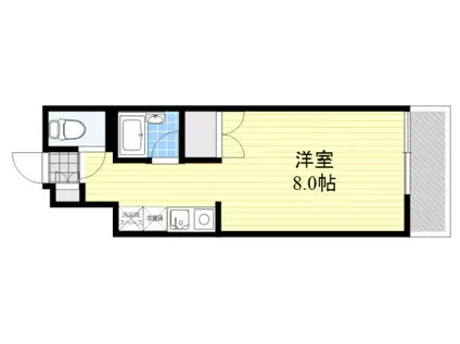 COCO AOKI(1K/1階)の間取り写真