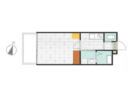 おもろまち コンダクトレジデンスDAIDOU(1K/5階)の間取り写真