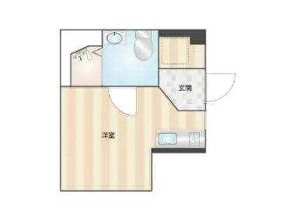 フェリーチェ中板橋(ワンルーム/1階)の間取り写真