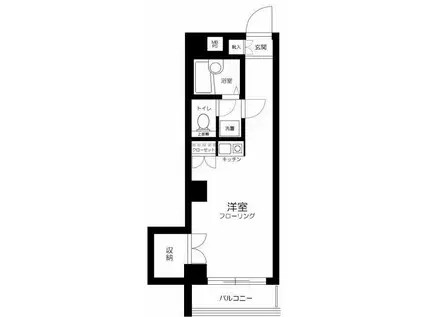 日神パレステージ志村坂下(ワンルーム/2階)の間取り写真