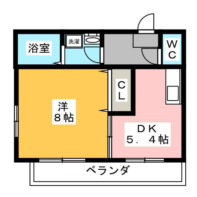 ヴィラコンテッサ伝馬町(1DK/6階)の間取り写真