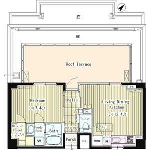 PRIME URBAN 東中野 COURT(1LDK/6階)の間取り写真