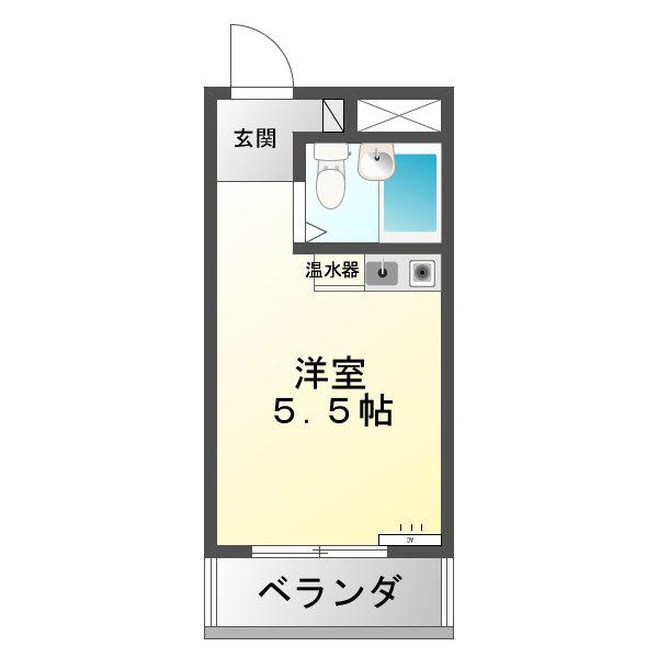 朝日プラザ美濃加茂ステーションコア(ワンルーム/3階)の間取り写真