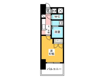 ORIENTBLD NO.111 TRADHING TOWER(1K/5階)の間取り写真