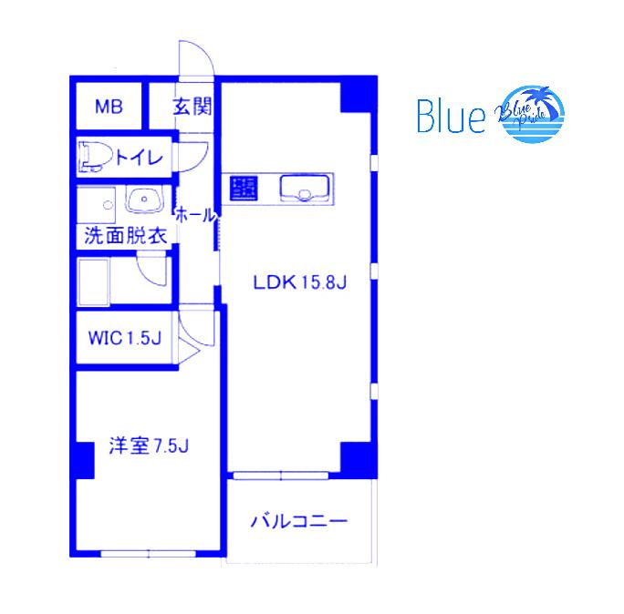 プレシエKAWSAKI(1LDK/4階)の間取り写真