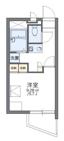 レオパレスオーキッドII(1K/2階)の間取り写真