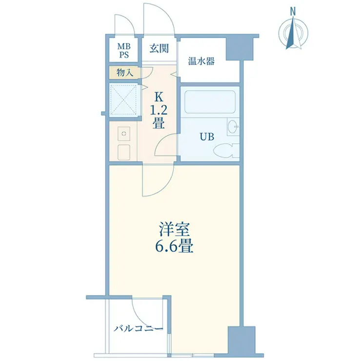 コスモ大井町 4階階 間取り