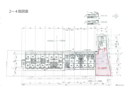 セントラルアヴェニュー テナント(ワンルーム/2階)の間取り写真