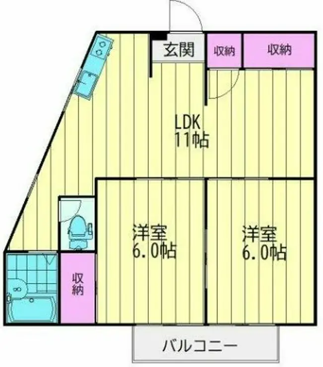 シントミプラザ綾瀬 3階階 間取り